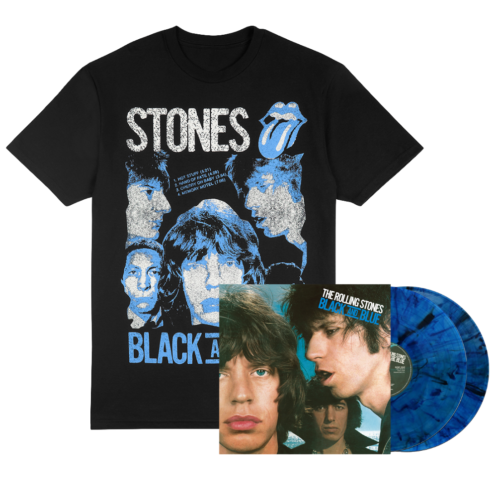 Black and Blue 2LP (Color) + Black and Blue T-Shirt - The Rolling