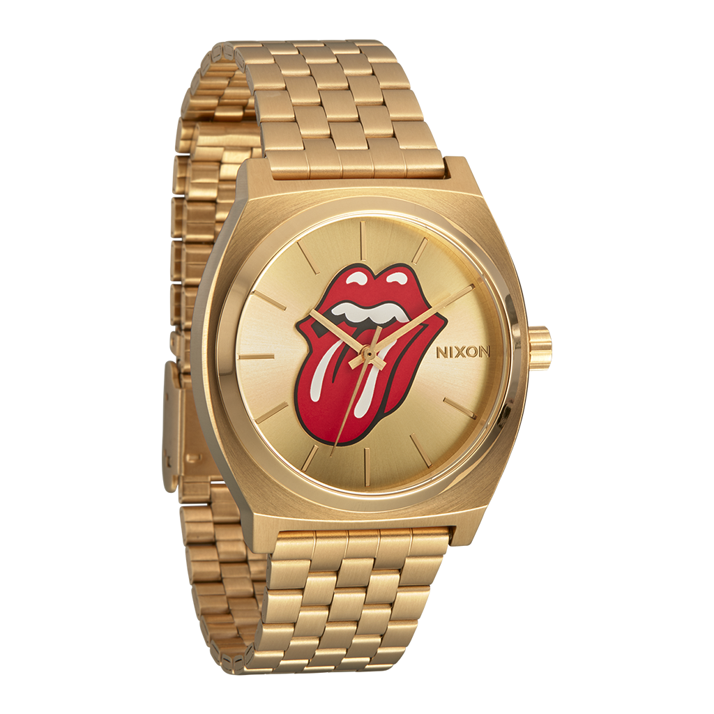 The Rolling Stones 限定コラボ 腕時計 ゴールド Stones x Nixon Time Teller - Gold - The Rolling Stones