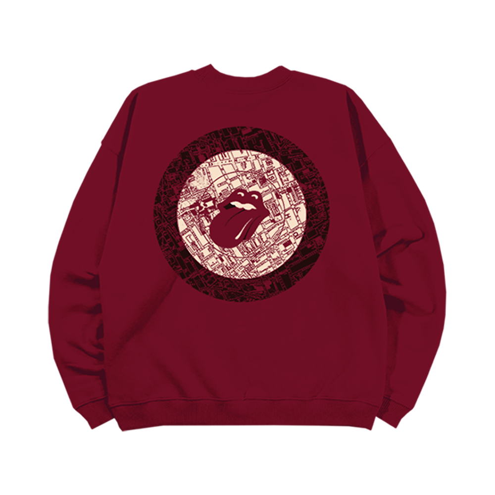 Marquee Target Map Crewneck Back