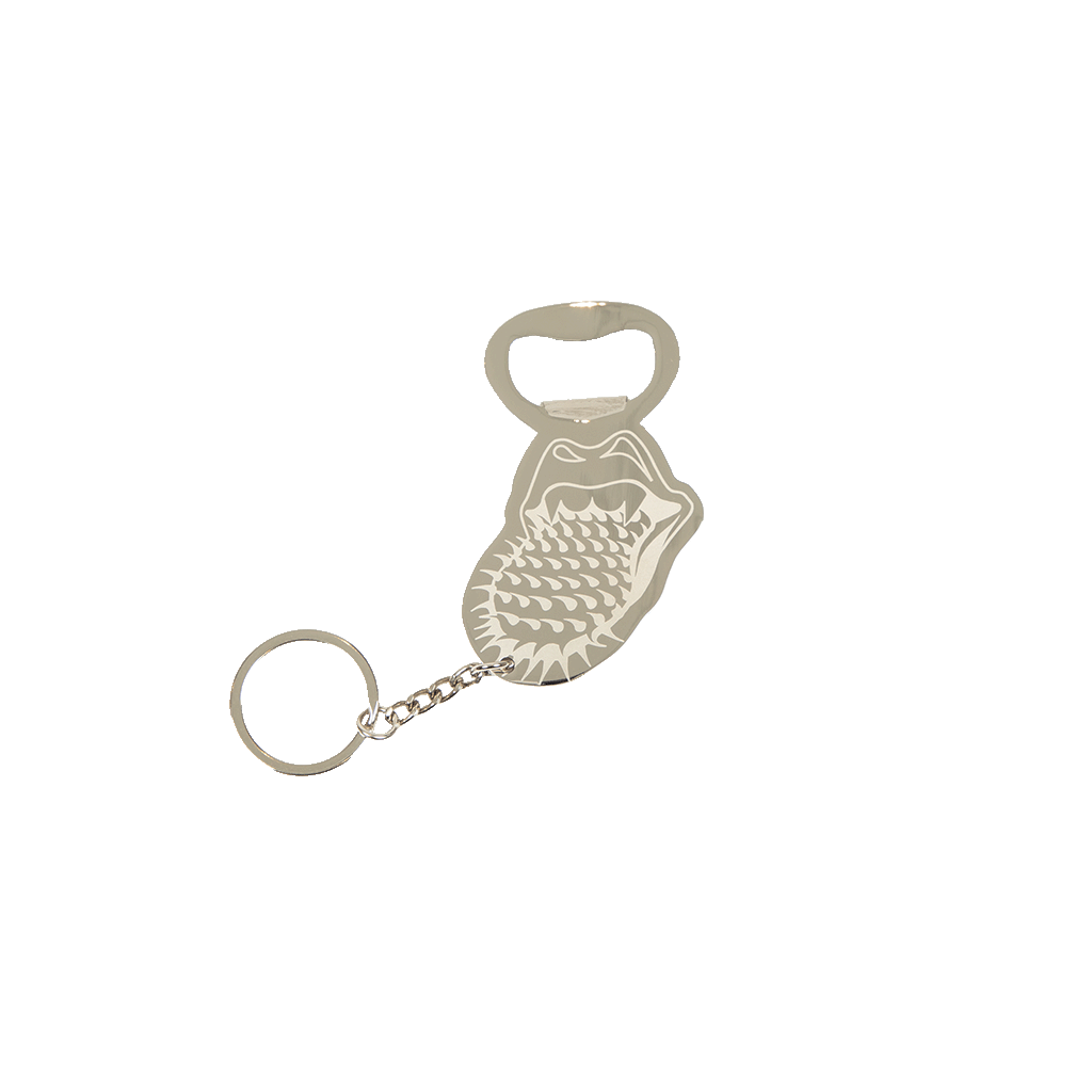 Spiked Tongue Metal Bottle Opener Keychain - The Rolling Stones