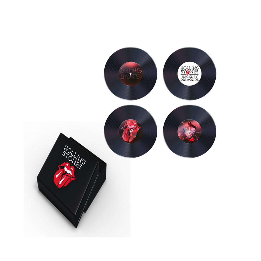 Hackney Diamonds Vinyl Coaster Set