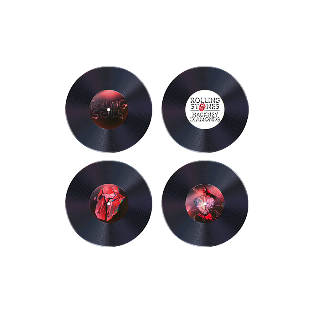 Hackney Diamonds Vinyl Coaster Set 2
