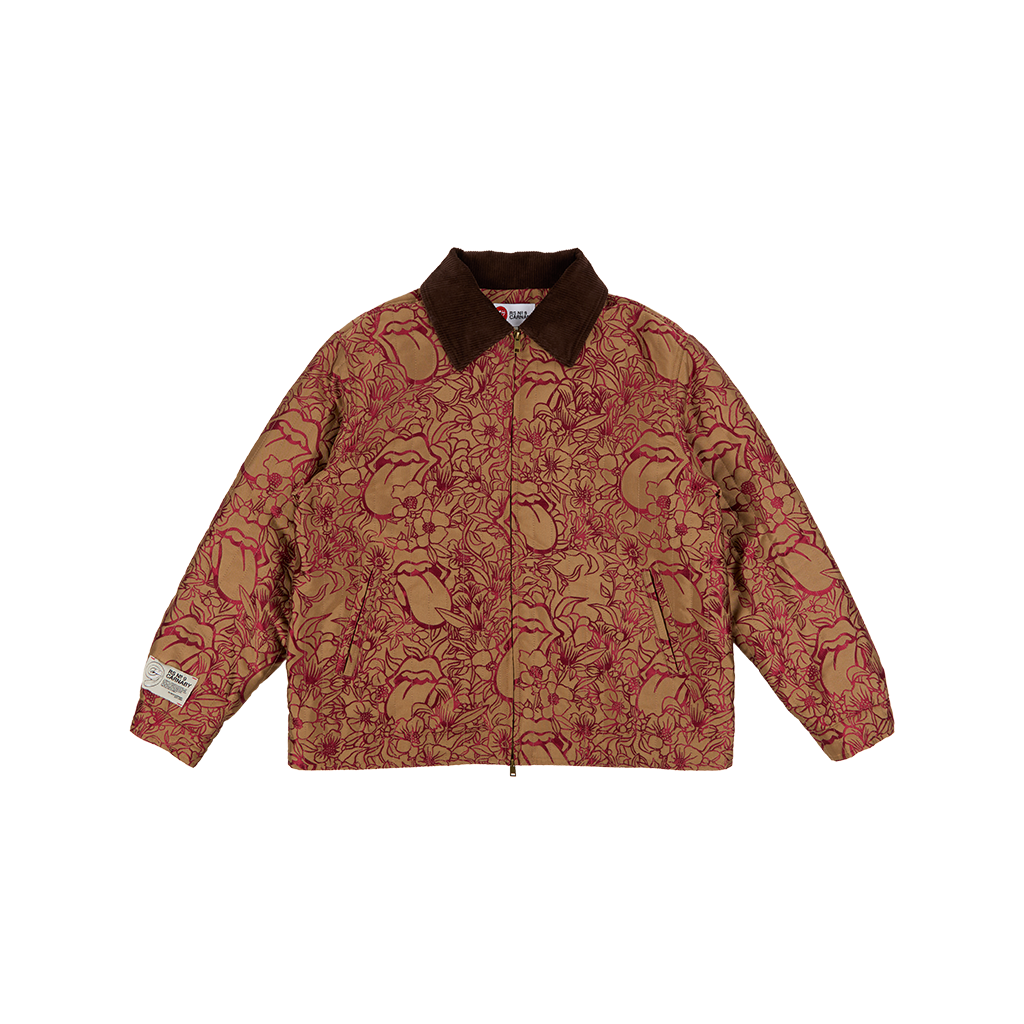 Brocade Licks Corduroy Collar Jacket - The Rolling Stones