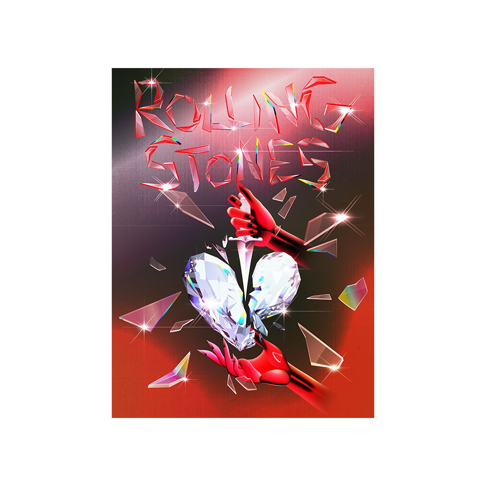 Limited Edition Hackney Diamonds Lenticular Print 1