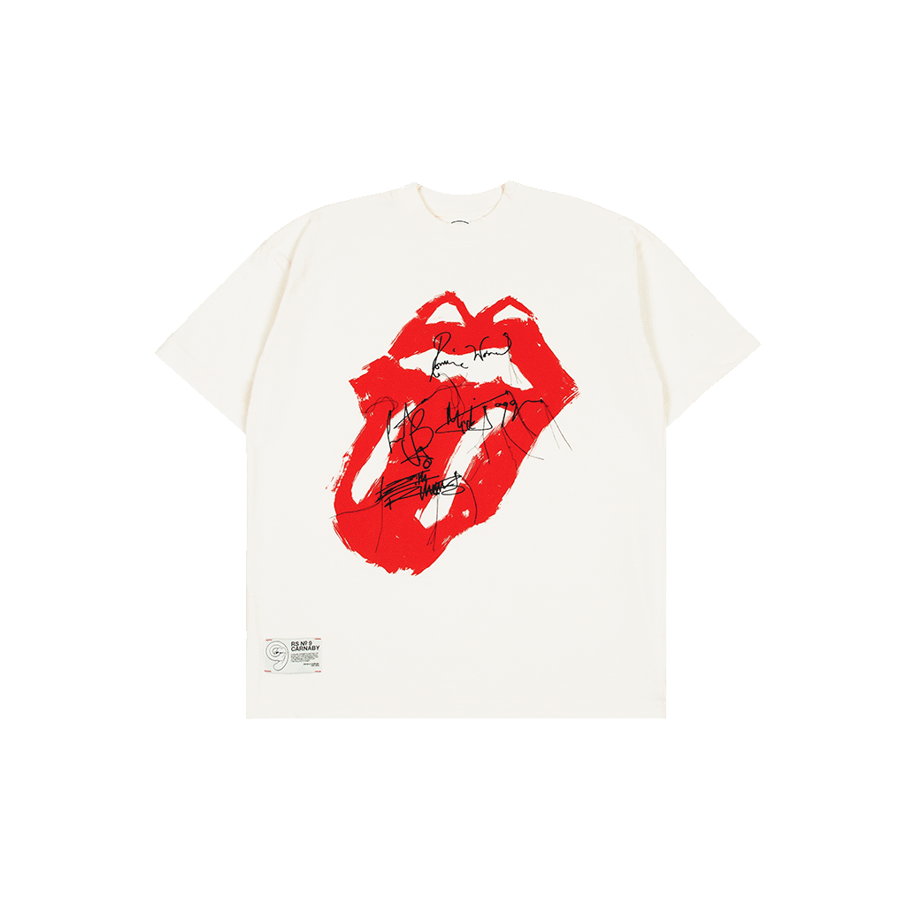 Signature Lick Embroidered T-Shirt - The Rolling Stones Signature Lick Embroidered T-Shirt - The Rolling Stones