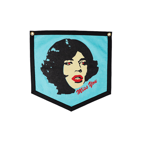 Mick Jagger Miss You Camp Flag