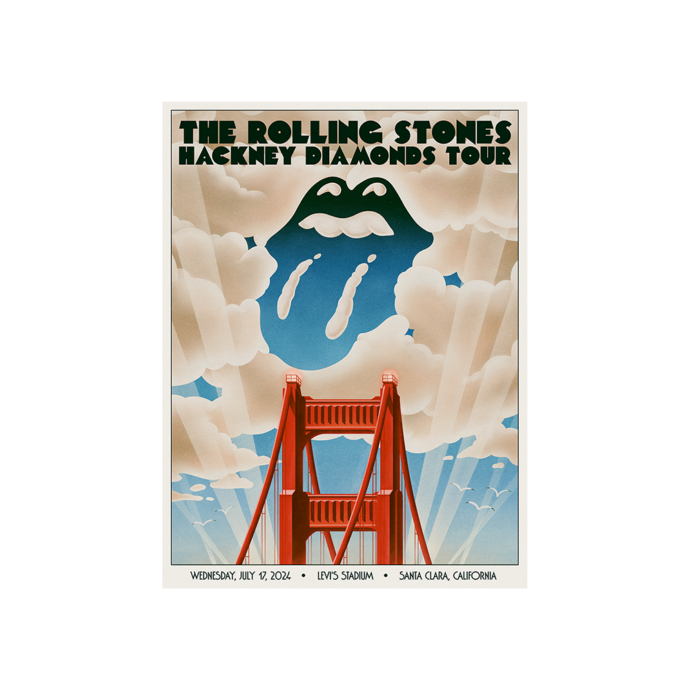 Santa Clara, CA 2024 Lithograph - The Rolling Stones Santa Clara, CA 2024 Lithograph - The Rolling Stones