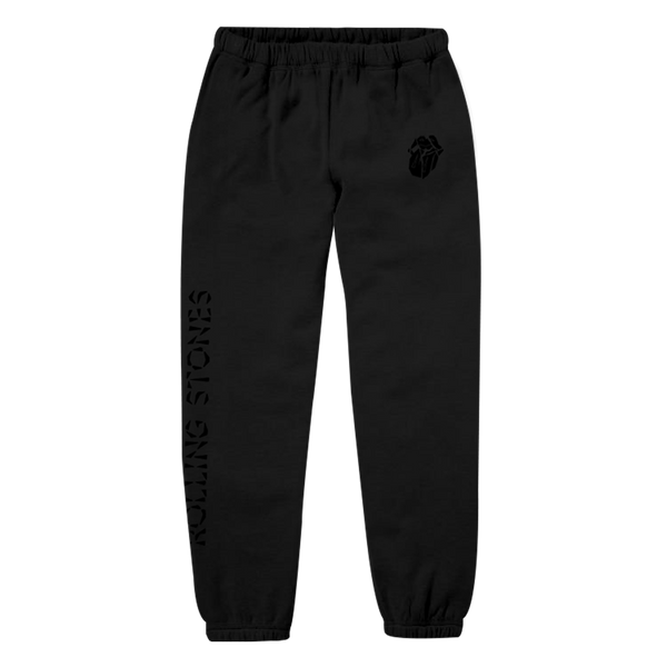 Paint It Black Embroidered Diamond Tongue Sweatpants – The Rolling Stones