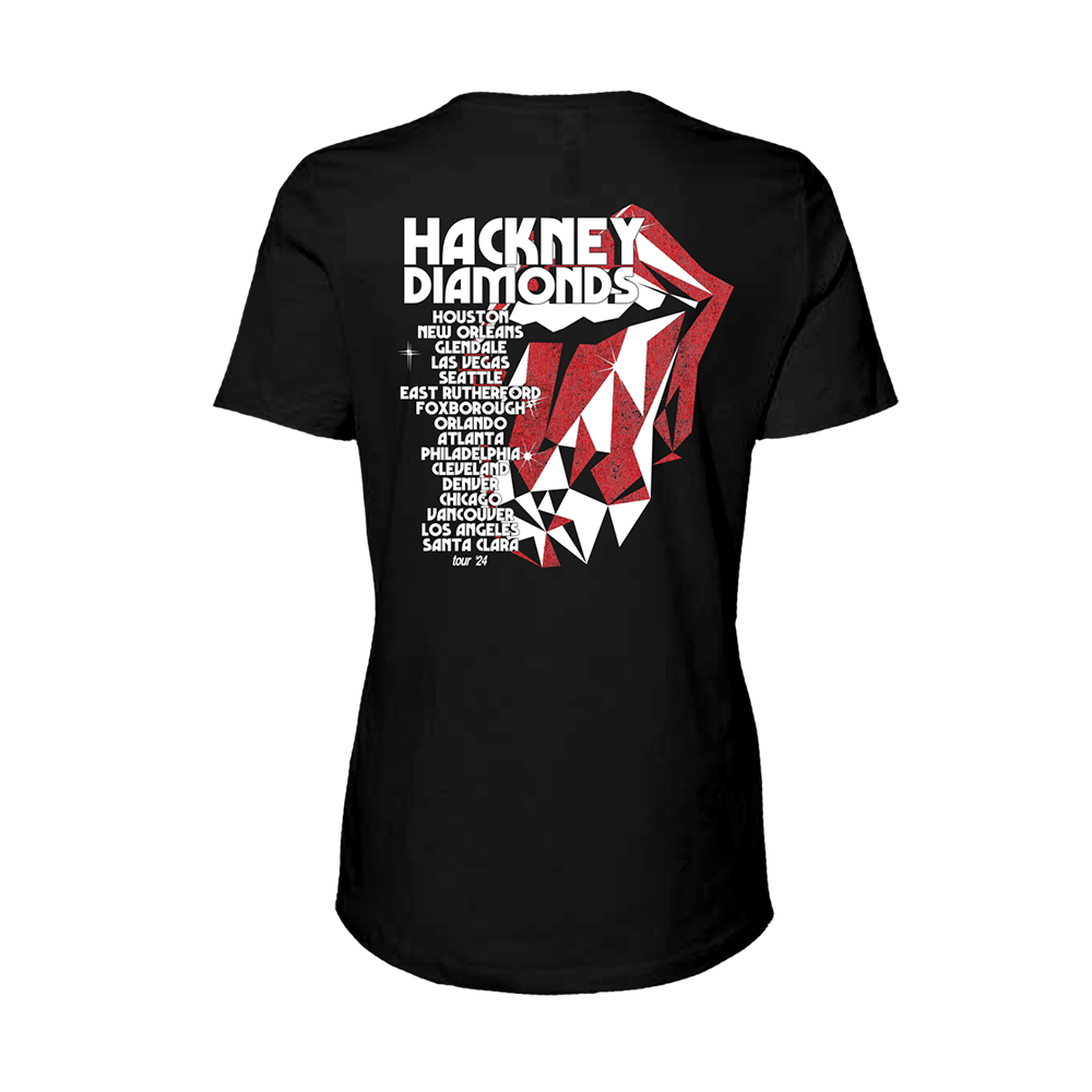 Hackney Diamonds US Tour Dateback Women's T-Shirt Back