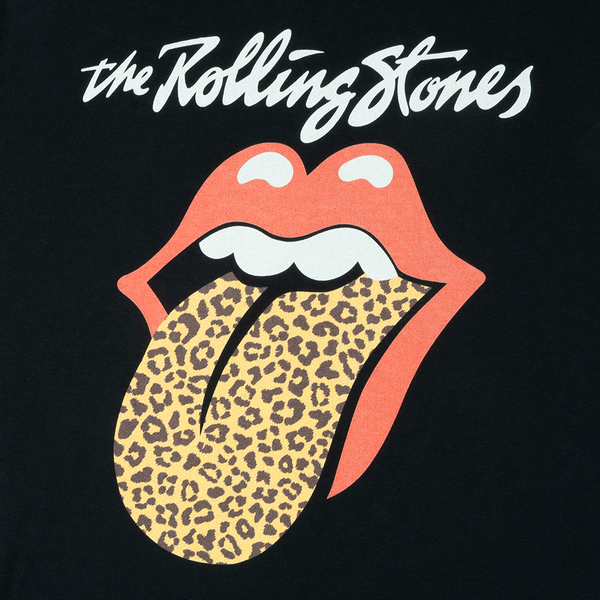 Leopard Tongue Unisex – Stones T-Shirt Rolling The