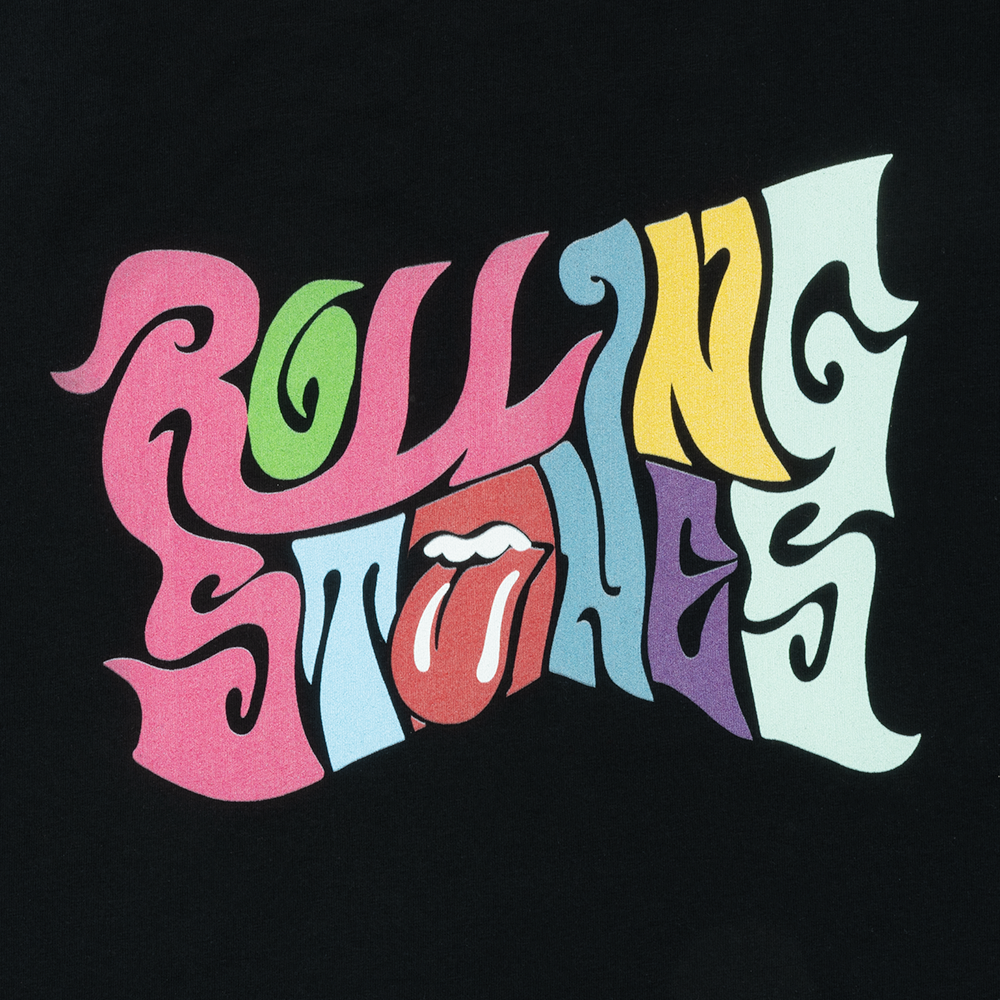 Psychedelic Logo Cropped T-Shirt Detail