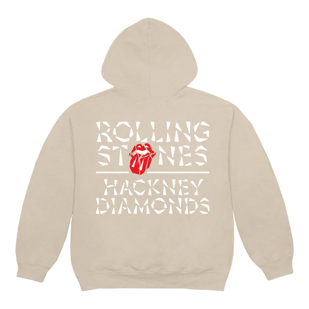 Hackney Diamonds Sand Hoodie - The Rolling Stones Hackney Diamonds Sand Hoodie - The Rolling Stones