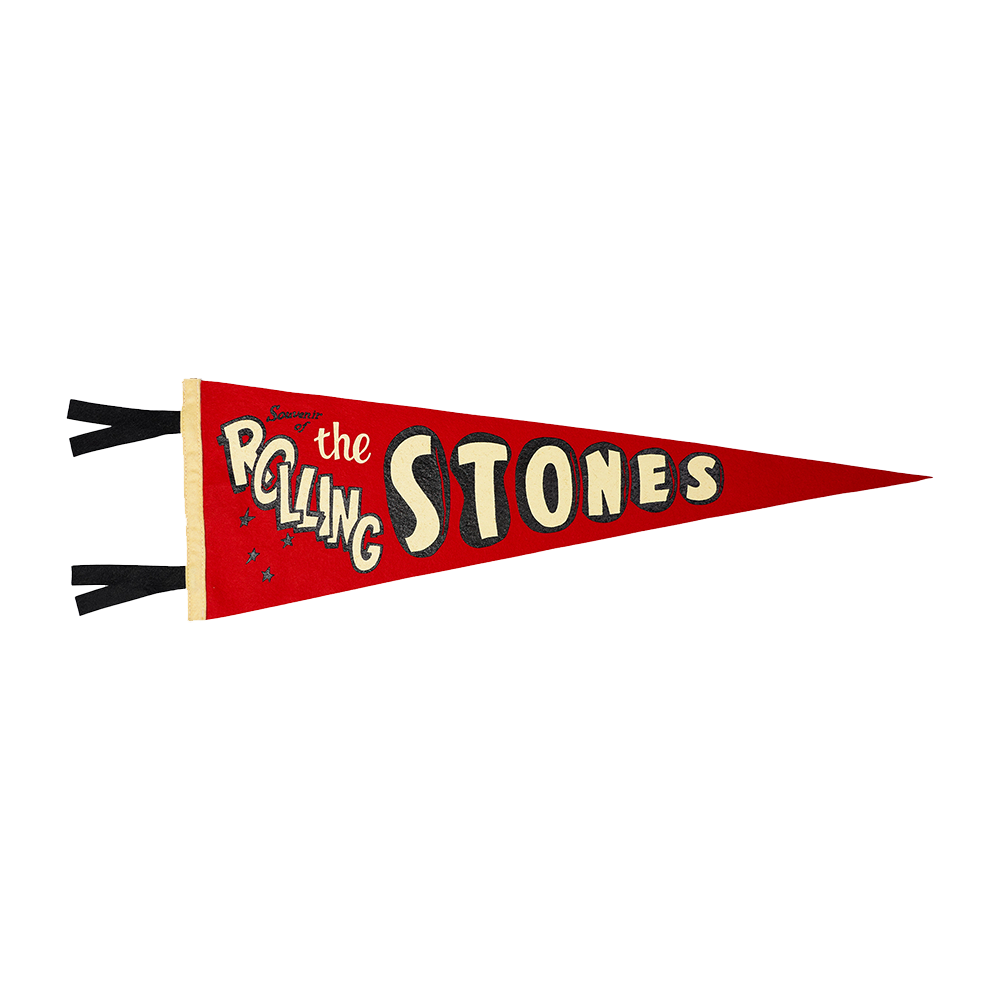 Souvenir of The Rolling Stones Pennant