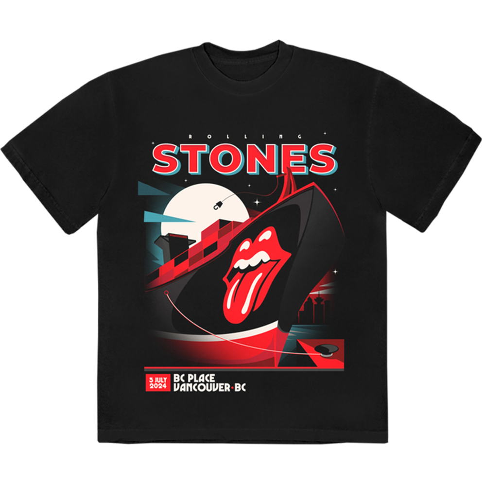 【ローリングストーンズ THE ROLLING STONE TOUR Tシャツ】 Vancouver, BC 2024 T-Shirt - The Rolling Stones