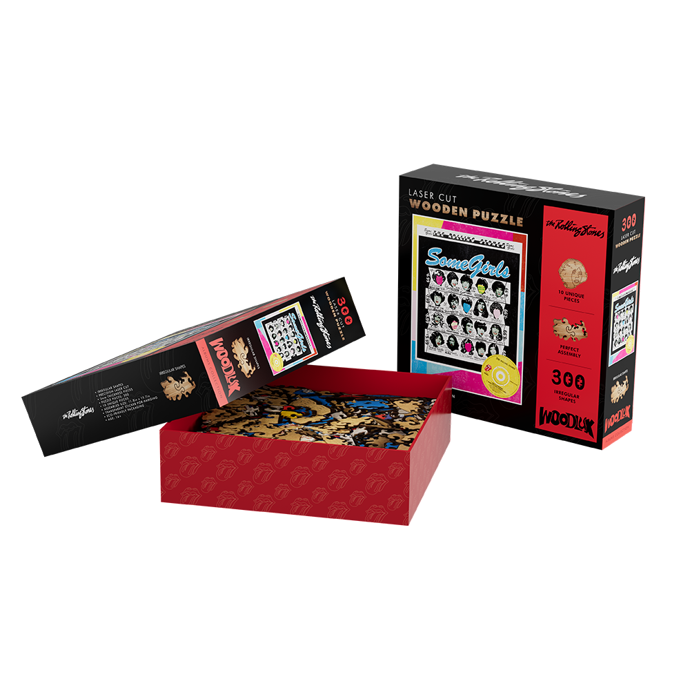 Rolling Stones Some Girls バッグ【新品未使用】04 Woodlux x The Rolling Stones - Some Girls Poster Premium Puzzle