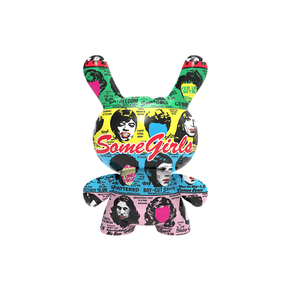 The Rolling Stones x Kidrobot 8" ICON DUNNY - SOME GIRLS Front
