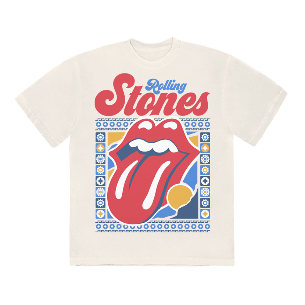 Beige Summer T-Shirt The Rolling Stones