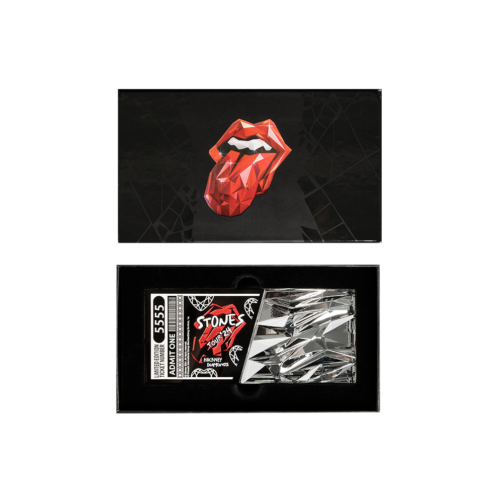 Limited Edition Hackney Diamonds Tour 2024 Commemorative Ticket w/ Box