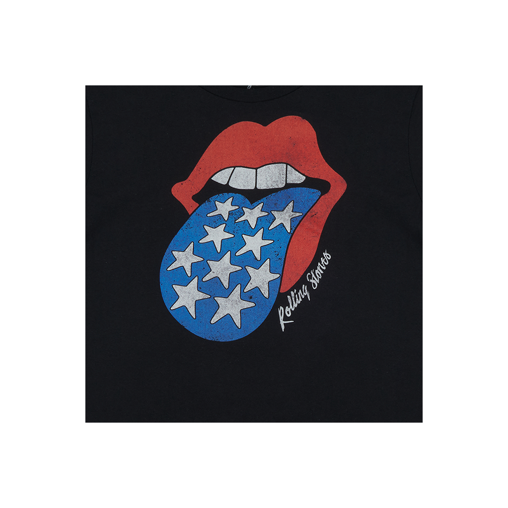 Americana Tongue Women’s Black T-Shirt Details