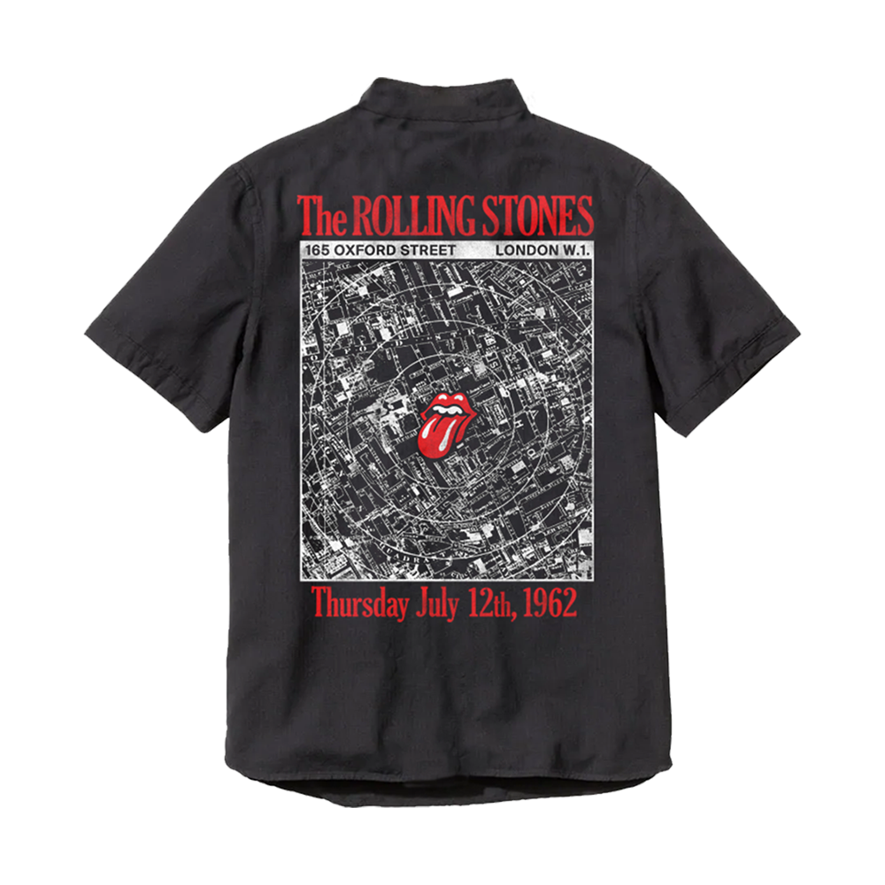 Marquee Club Map Button Down Back