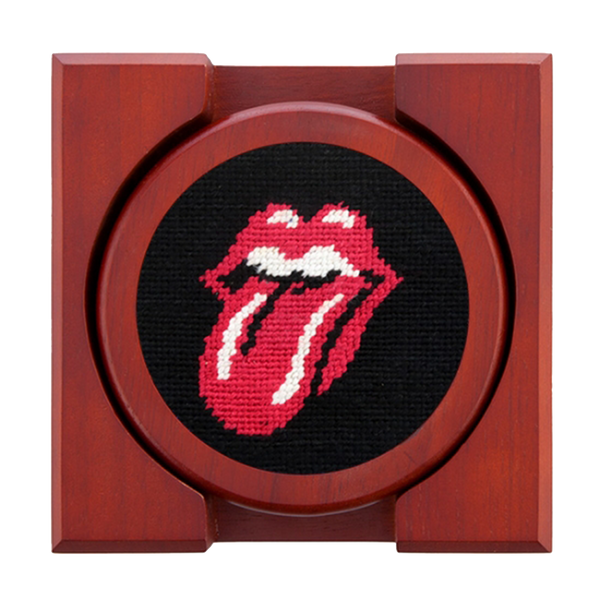 Rolling Stones Needlepoint Coaster Set