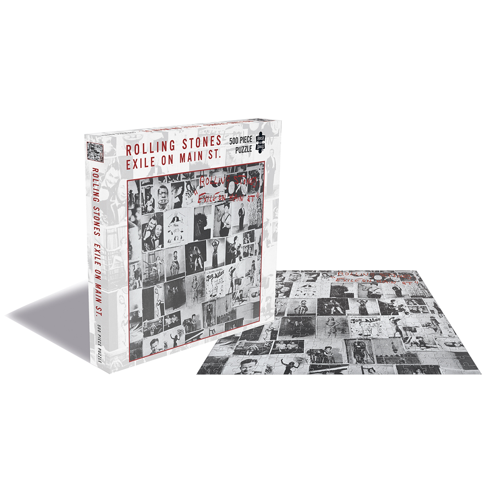 The Rolling Stones Exile On Main Street Puzzle | 500 Pieces - The The Rolling Stones Exile On Main Street Puzzle | 500 Pieces - The