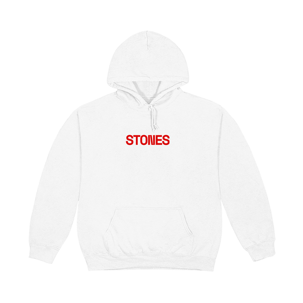 Rolling stones discount hoodie white
