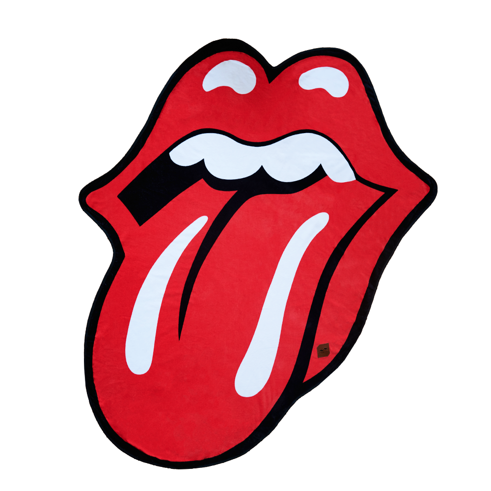 The Rolling Stones x Slowtide Classic Tongue Die Cut Beach Towel