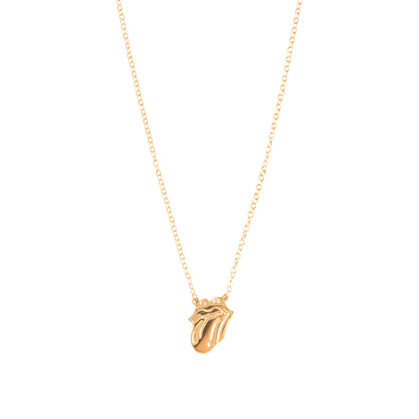 Gold Classic Tongue Necklace