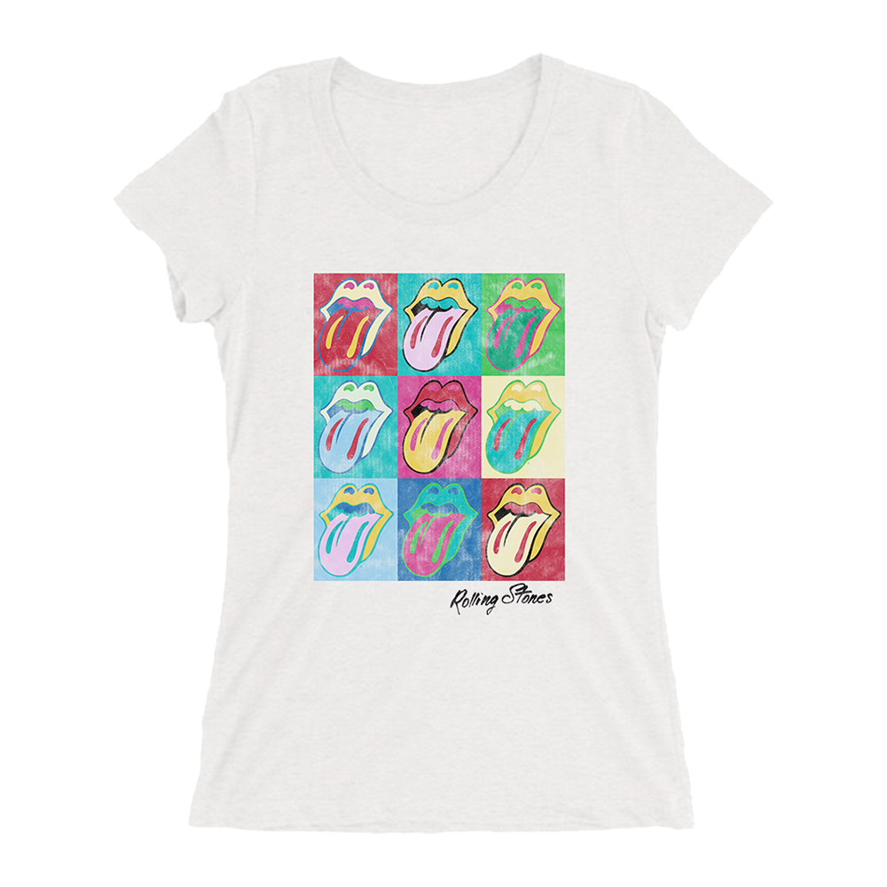 Pop Art Tongue Ladies Fit T-Shirt