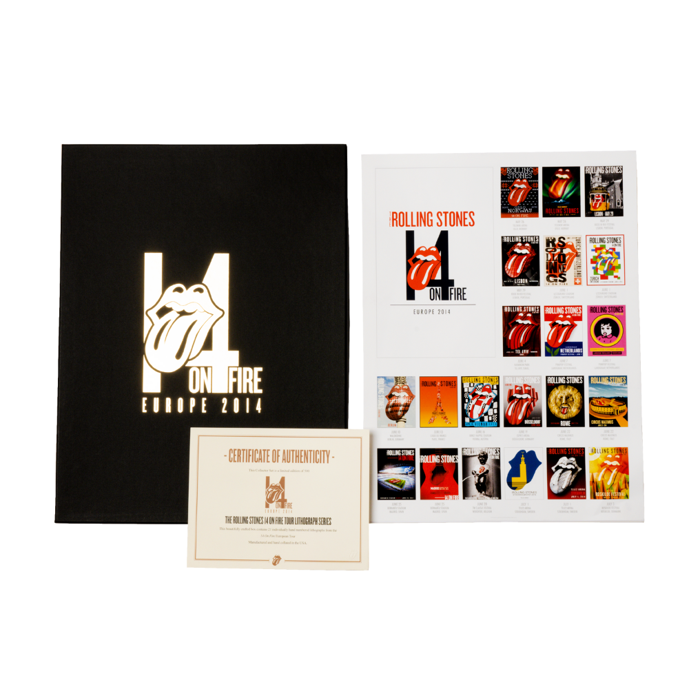 The Deluxe European Tour Lithograph Set - The Rolling Stones The Deluxe European Tour Lithograph Set - The Rolling Stones