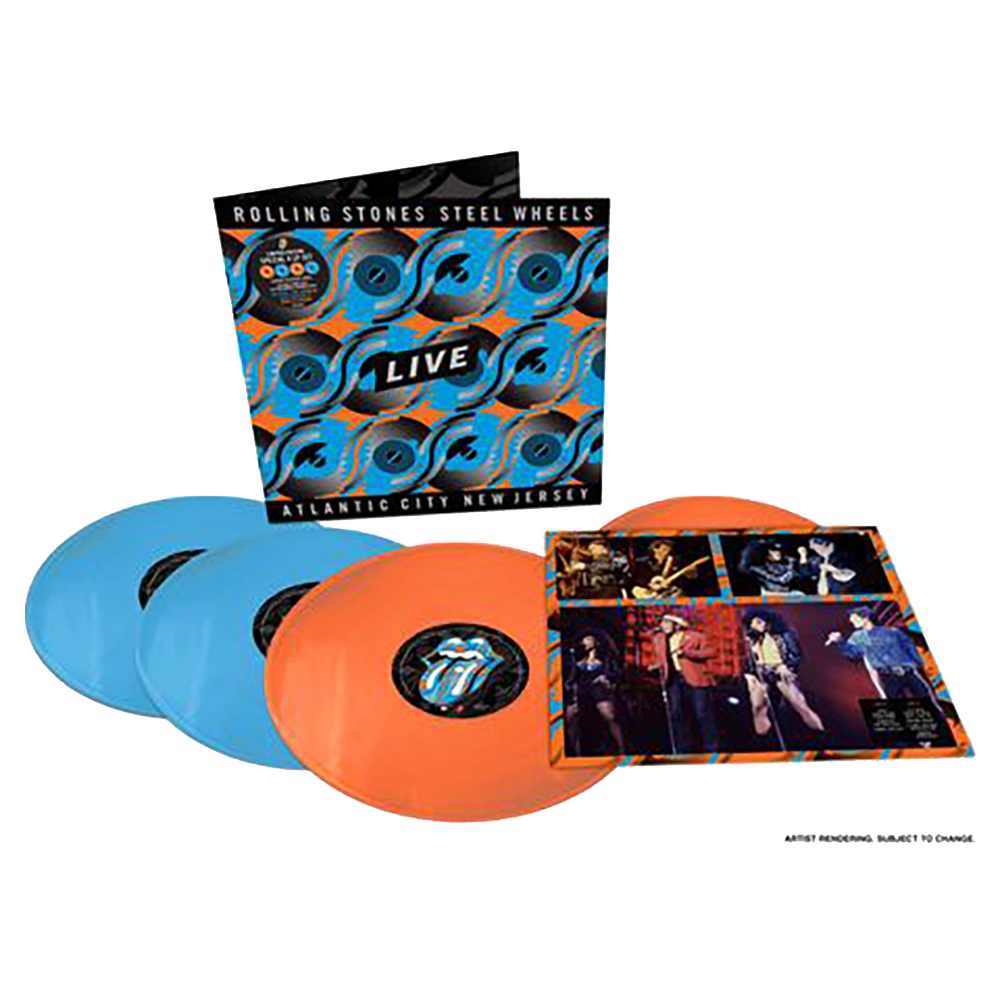 Steel Wheels Live 4LP Limited Edition - The Rolling Stones Steel Wheels Live 4LP Limited Edition - The Rolling Stones