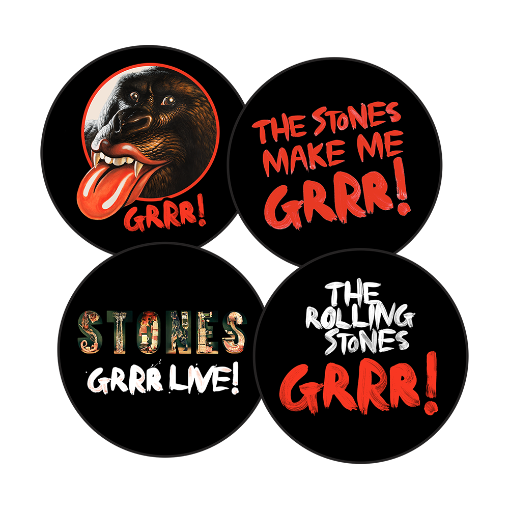 Stones "GRRR!" Live Coaster Set