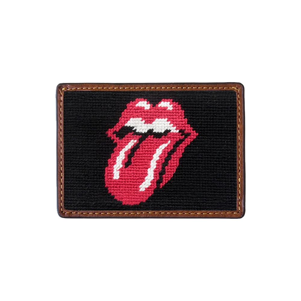 Rolling Stones Needlepoint Credit Card Wallet
