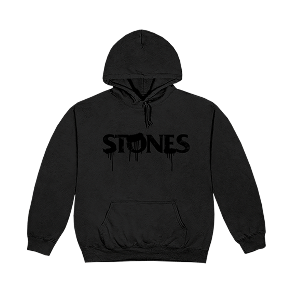 Black sweatshirt with print sale