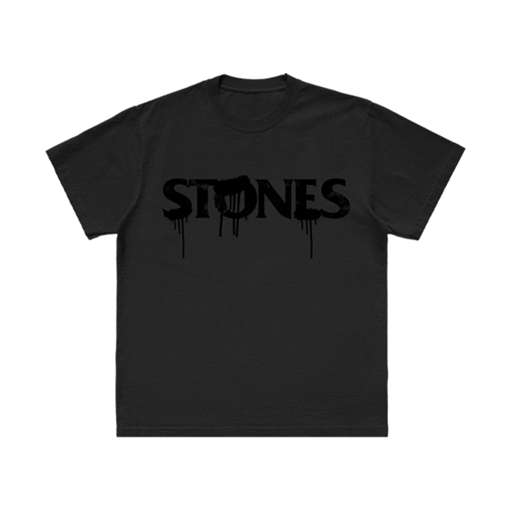 Paint It Black Drip T-Shirt Front