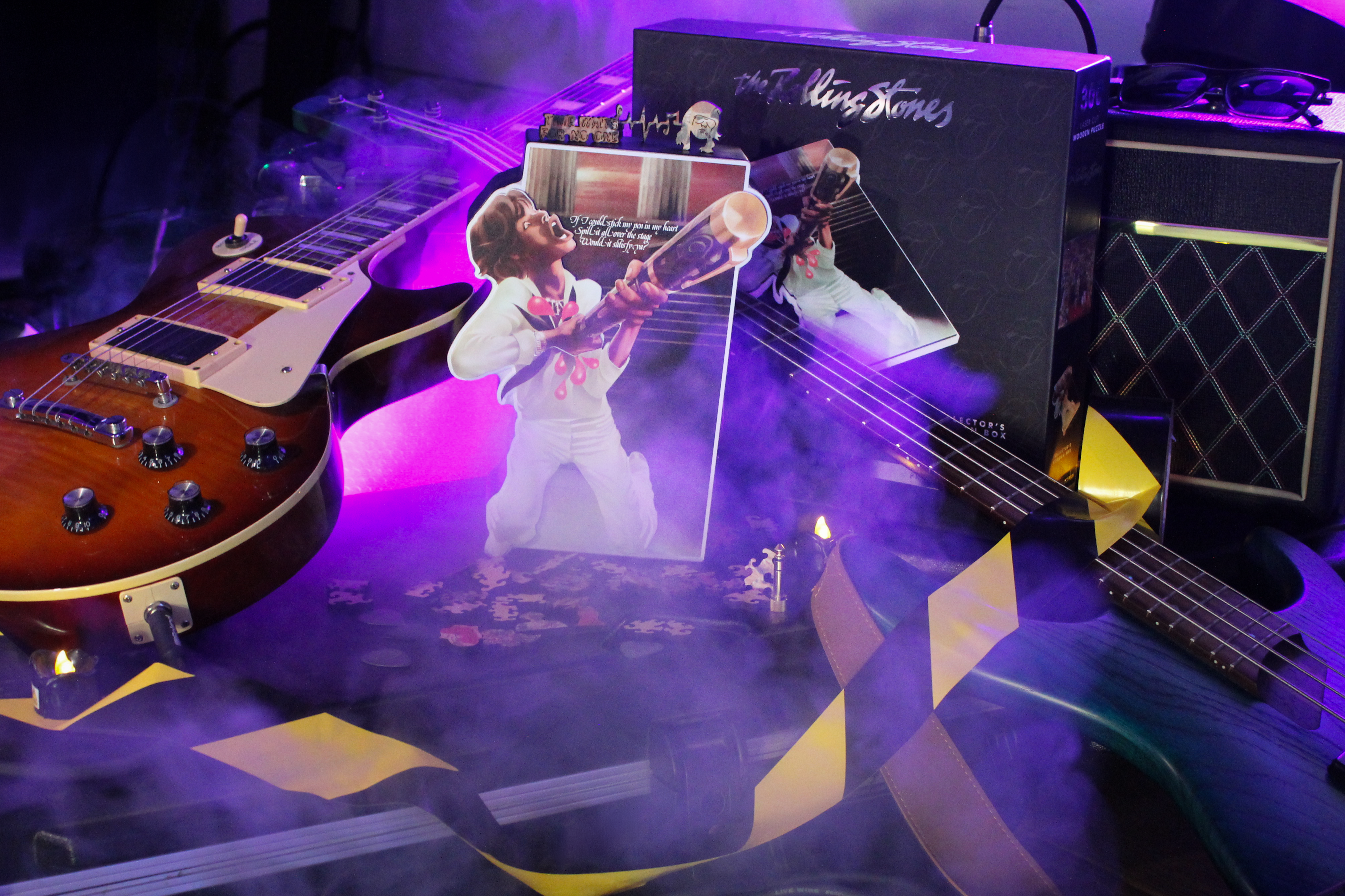 Woodlux x The Rolling Stones - It's Only Rock & Roll Premium Puzzle