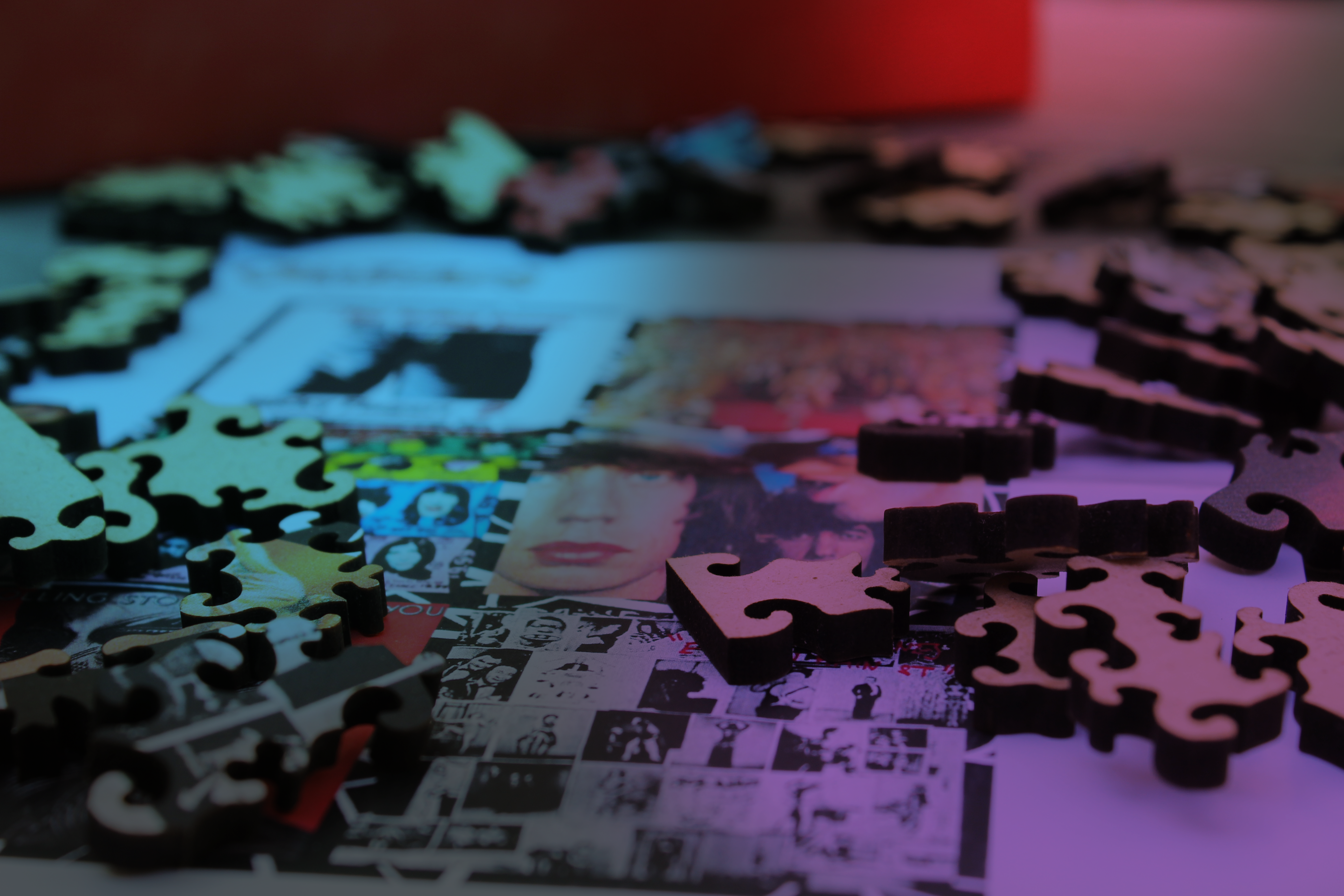 Woodlux x The Rolling Stones - Iconic Albums Premium Puzzle