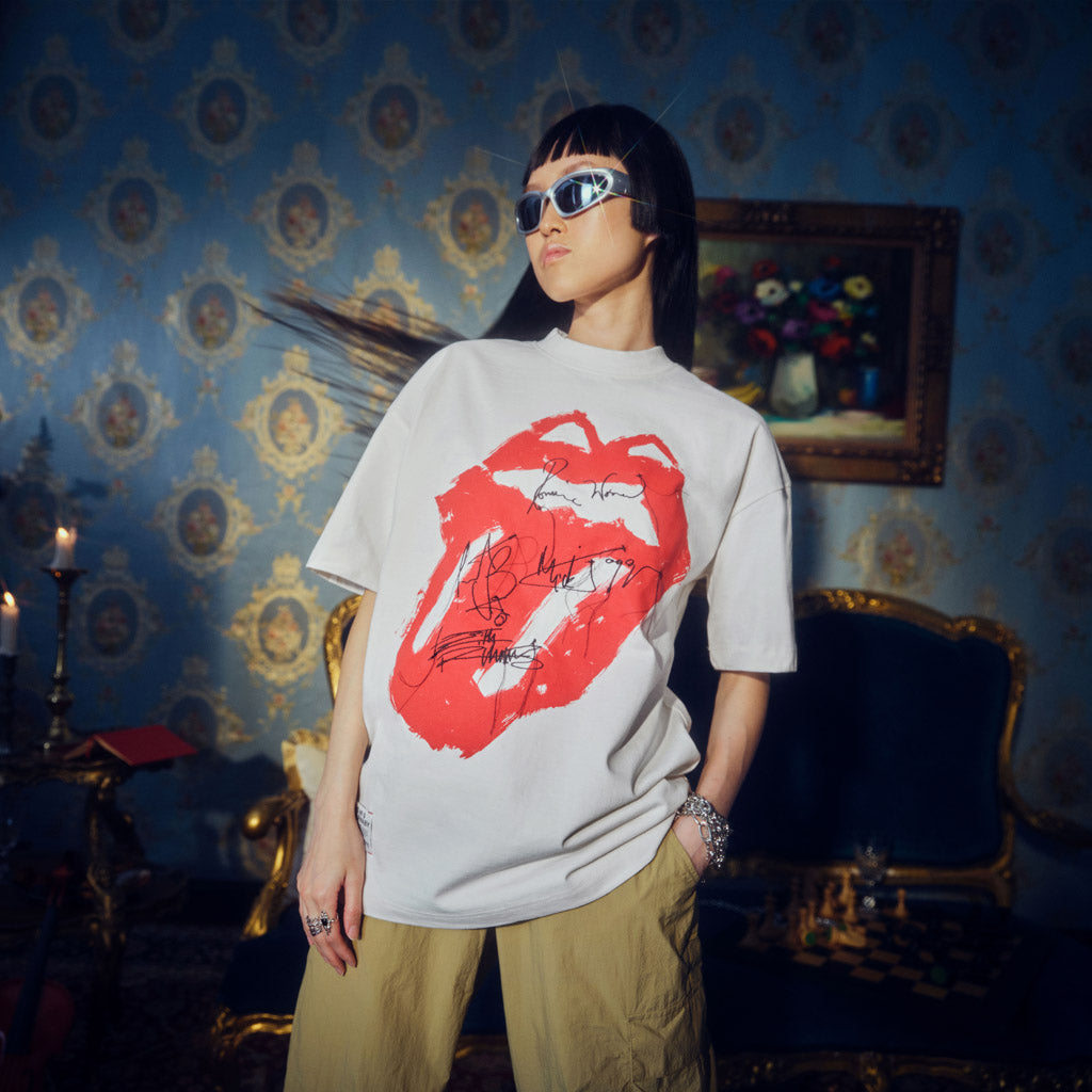 Signature Lick Embroidered T-Shirt - The Rolling Stones
