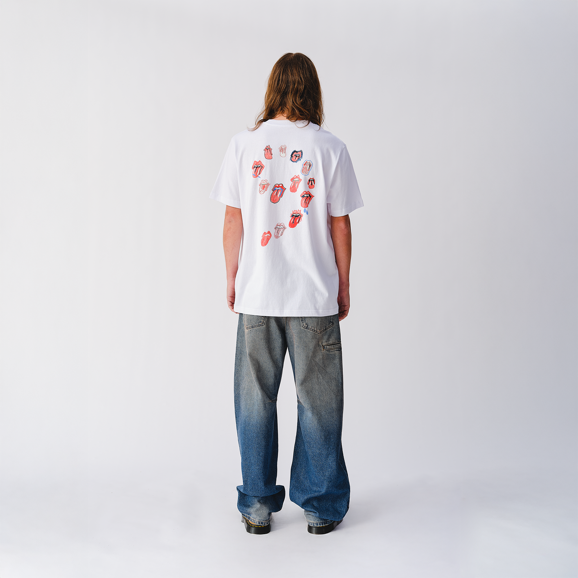 RS No. 9 Tongue Evolution White T-Shirt