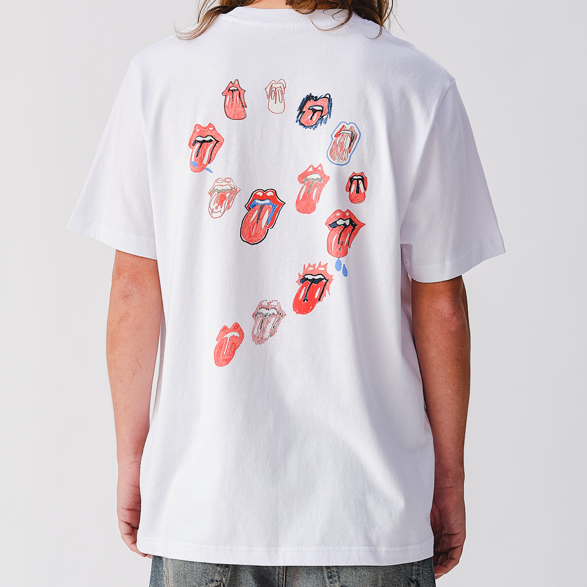 RS No. 9 Tongue Evolution White T-Shirt