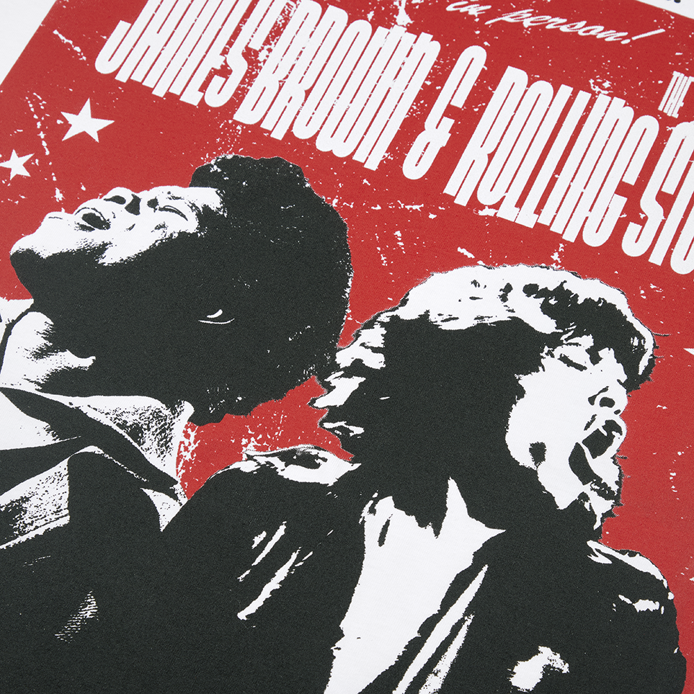 WHITE RS9 X JB TEE Front Detail 