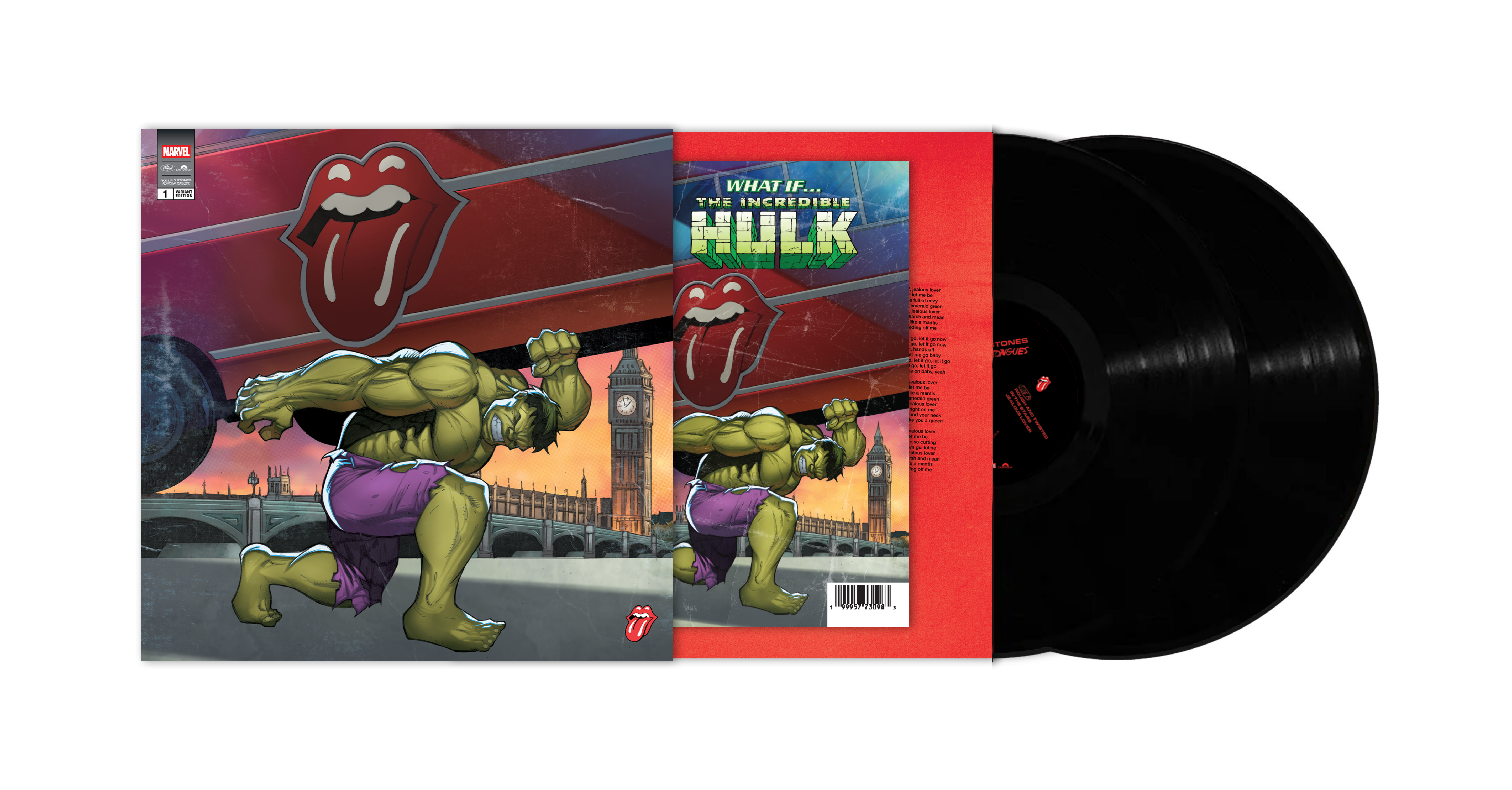 Foreign Tongues Limited Edition Marvel Vinyl + Comic Book / HULK