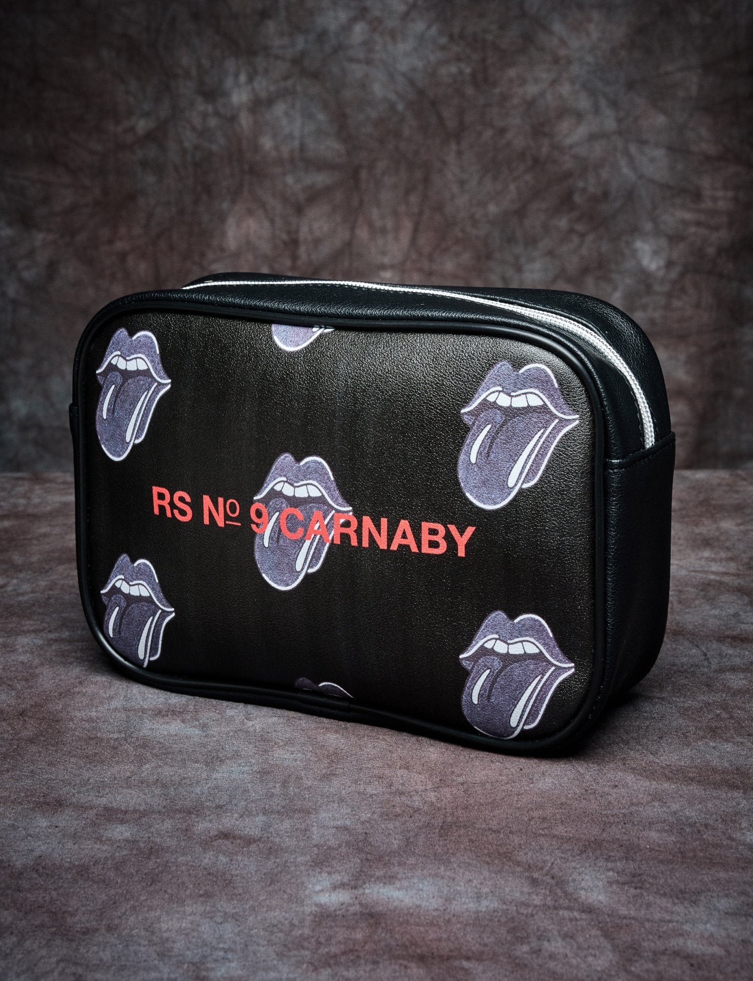 No. 9 All Over Print Vegan Leather Carnaby Pouch