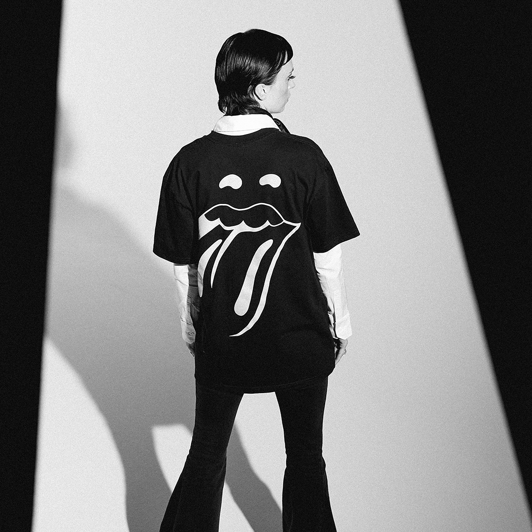 Paint It Black Tongue Outline T-shirt