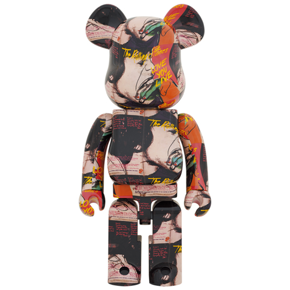 BE@RBRICK x Andy Warhol × The Rolling Stones “Love You Live