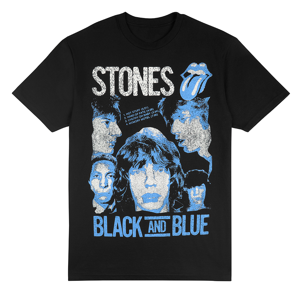 Black and Blue Black T-Shirt
