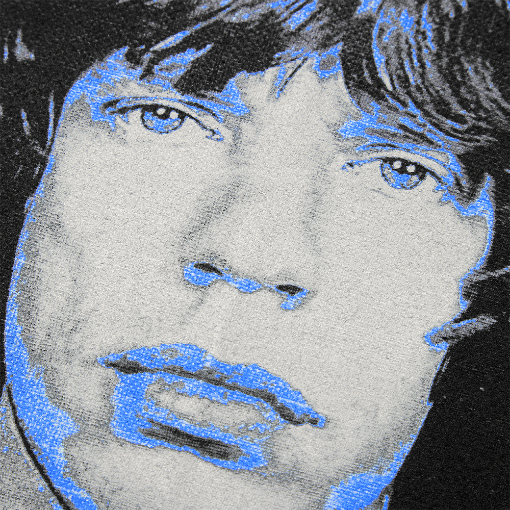 Black and Blue Mick Jagger Tank Top