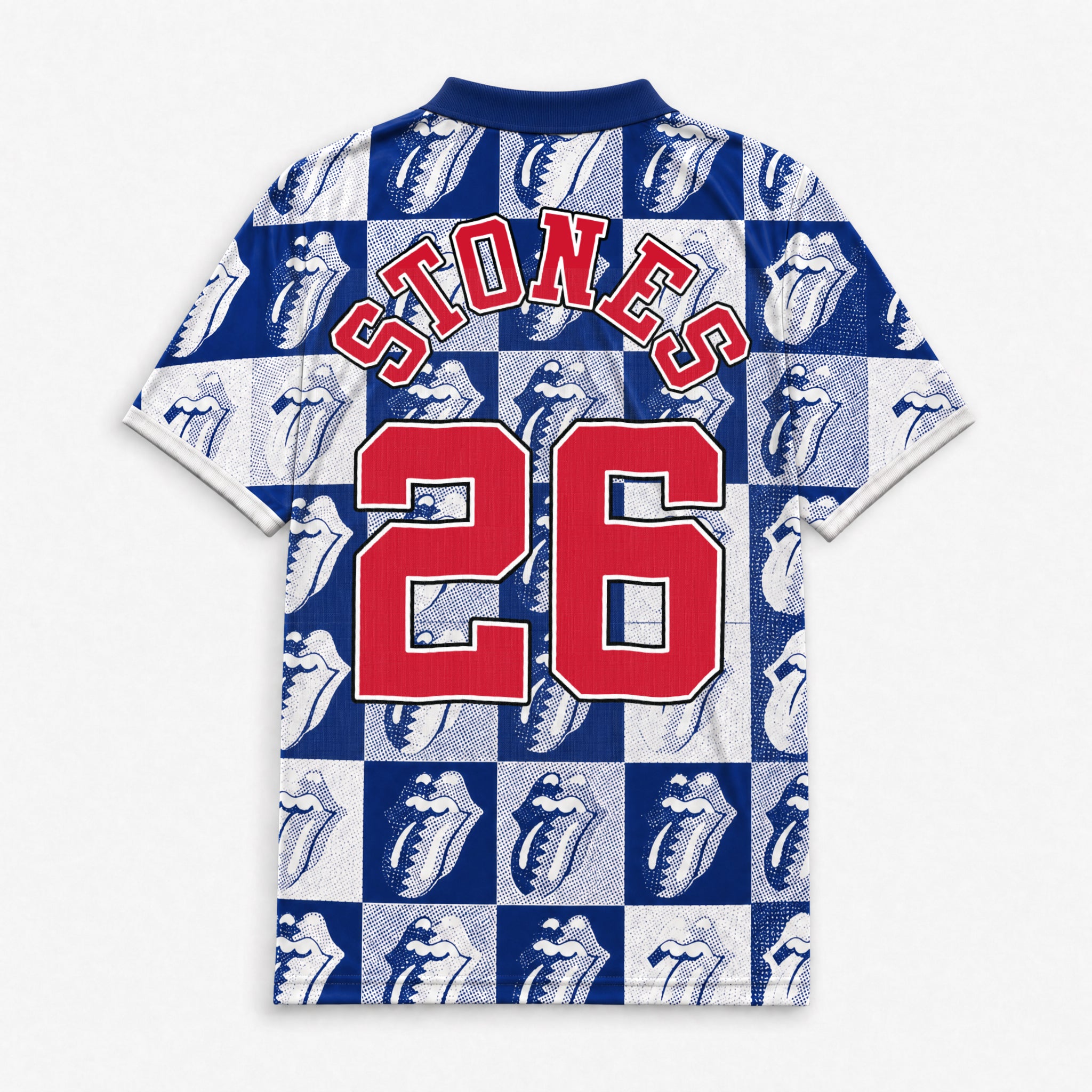 Rolling Stones x FIFA World Cup 2026 Checkered Jersey Back