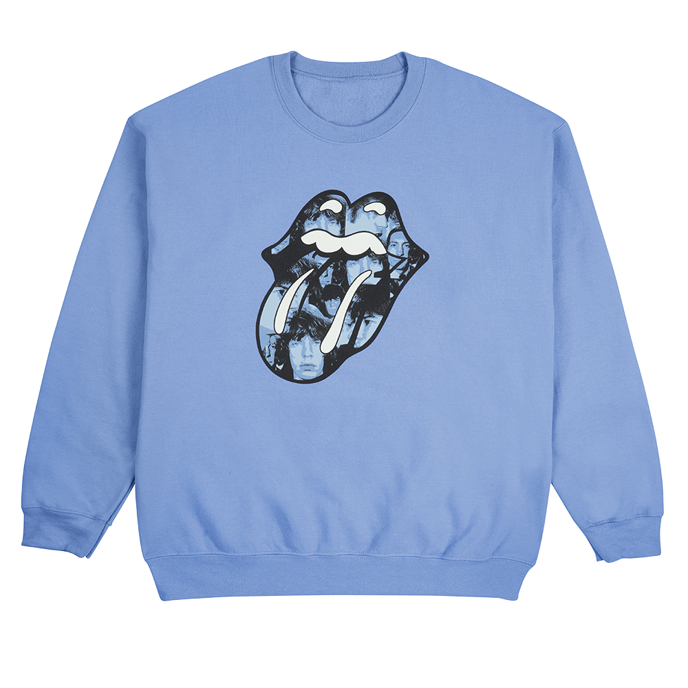 Black and Blue Crewneck Front